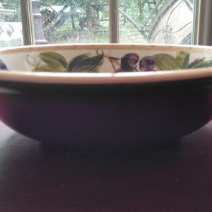 NWOT Set of 4 Melamine Cereal Bowls w/Grape Design